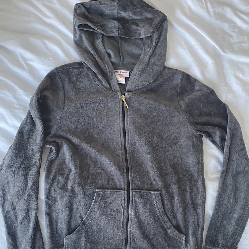 Vintage Juicy Couture grey zip up